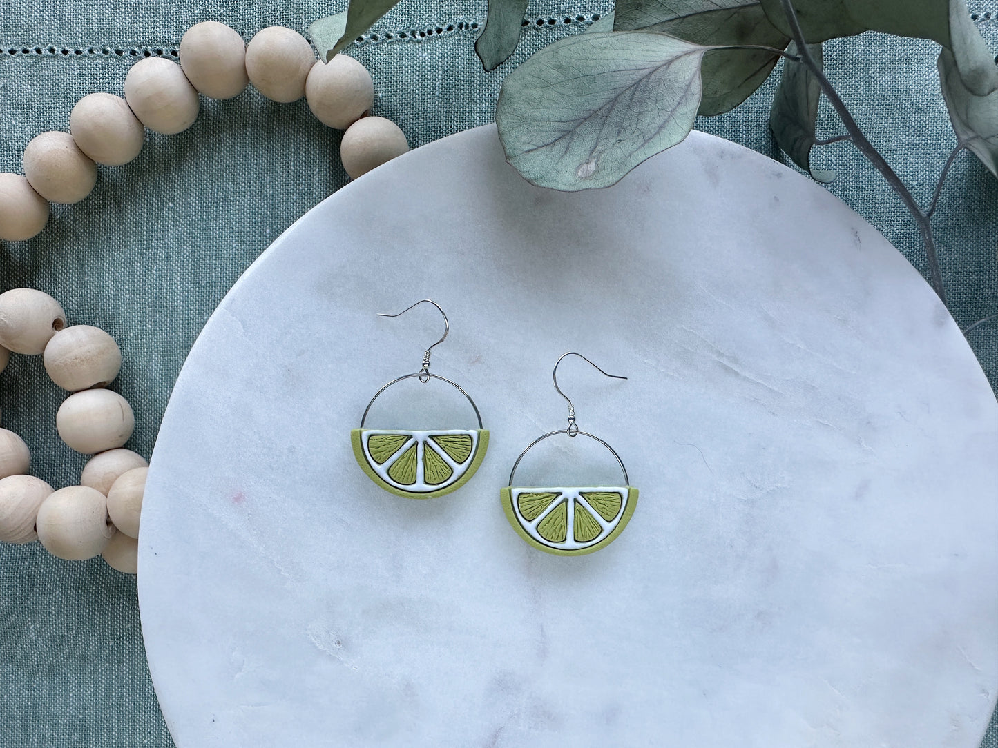 Lime Slice Dangles