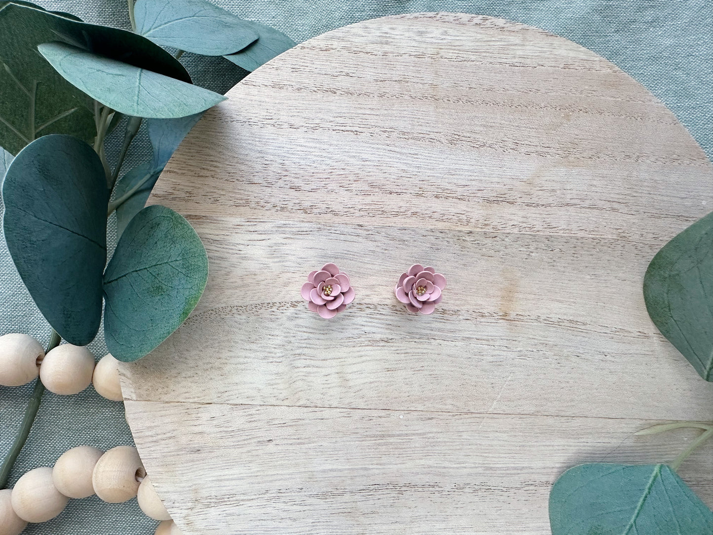 Blush Flower Stud