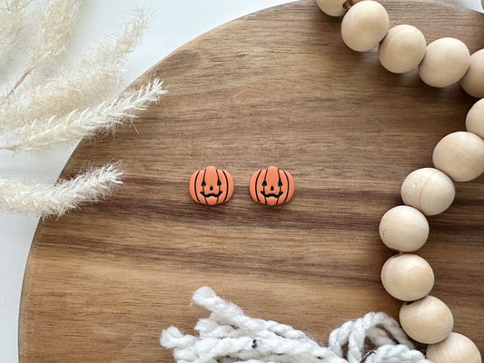 Jack-O-Lantern Studs