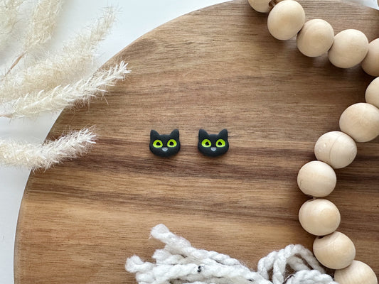 Black Cat Studs